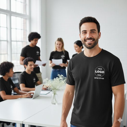 Custom Logo Business T-Shirt | Simple Branded Tee