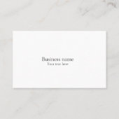 Custom logo business thank you for your purchase visitenkarte (Rückseite)