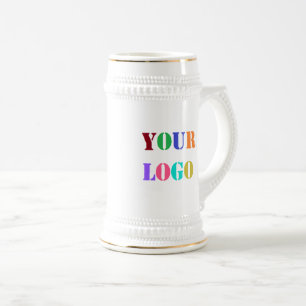 Custom Logo Company Beer Stein Werbegeschenk Bierglas