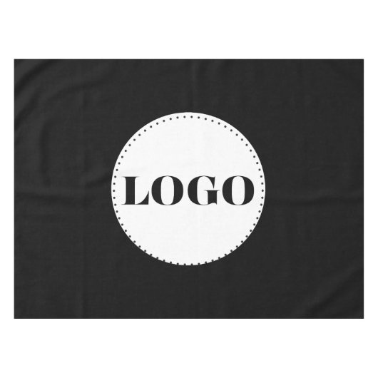 Custom Logo Company Business Restaurant Promo  Tischdecke (Vorderseite (Horizontal))