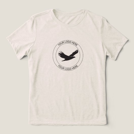 Custom Logo Company Logo Team Logo Your Logo Here Tri-Blend Shirt (Design Vorderseite)