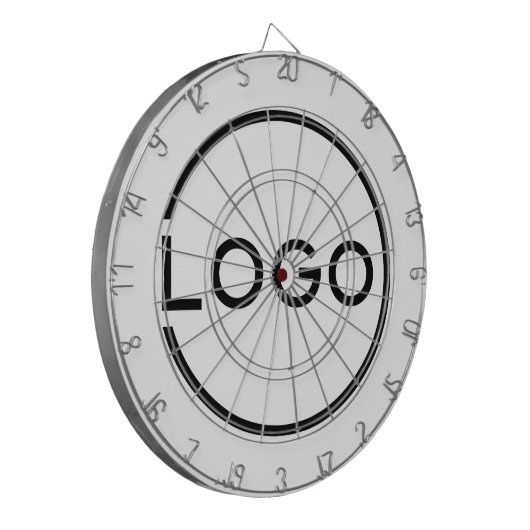 Custom Logo Dartscheibe (Vorderseite Links)