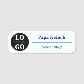 Custom Logo Dental Staff Magnetic  Namensschild