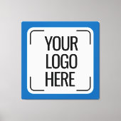 Custom Logo Design, Company Logo, Team Logo, Perso Leinwanddruck (Vorderseite)