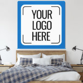Custom Logo Design, Company Logo, Team Logo, Perso Leinwanddruck (Insitu (Schlafzimmer))