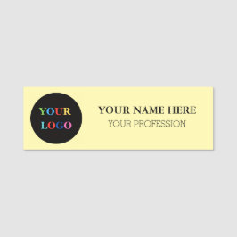 Custom Logo Employee magnetic and safety pin Namensschild