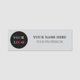 Custom Logo Employee magnetic and safety pin Namensschild
