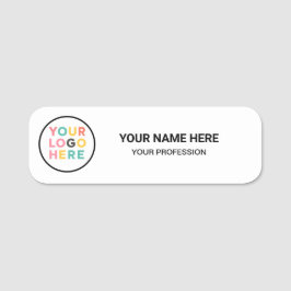 Custom Logo Employee Magnetic Or Safety Pin Namensschild