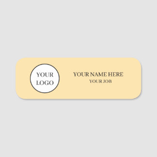 Custom Logo Employee Name Tag Badge Namensschild