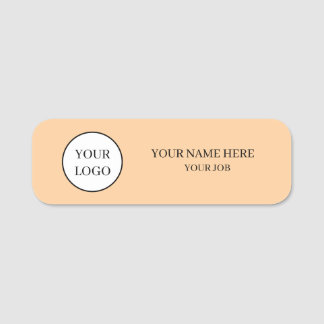 Custom Logo Employee Name Tag Badge Namensschild