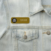 Custom Logo Employee Staff Name Tag Namensschild (Beispiel)