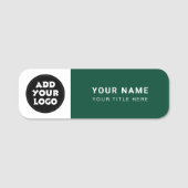Custom Logo Employee Staff Name Tag Namensschild (Vorderseite)