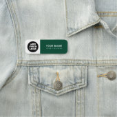 Custom Logo Employee Staff Name Tag Namensschild (Beispiel)