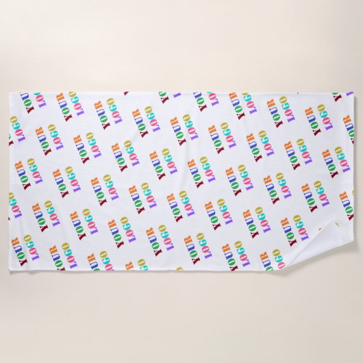 Custom Logo Foto Beach Handtuch - Werbeaktion (Vorderseite)