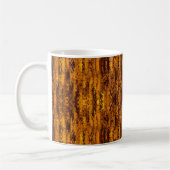 Custom logo gold and black pixel pattern kaffeetasse (Links)
