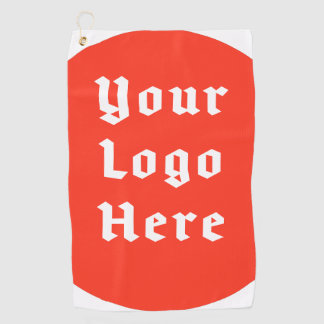 Custom Logo Golf Bag Badge Retro Tournament Swag Golfhandtuch