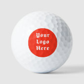 Custom Logo Golf Branding Retro Badge Tournament Golfball (Vorderseite)