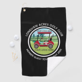 Custom Logo Golf Club Liga Turnier Golfhandtuch (Insitu)