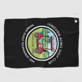 Custom Logo Golf Club Liga Turnier Golfhandtuch (Horizontal)