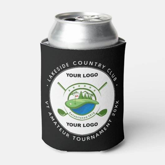Custom Logo Golf Club Swag Gedenkturnier Dosenkühler (Kanne Vorderseite)