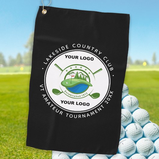Custom Logo Golf Club Swag Gedenkturnier Golfhandtuch