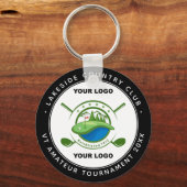 Custom Logo Golf Club Swag Gedenkturnier Schlüsselanhänger (Vorderseite)