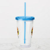 Custom Logo hamburger Acryltrinkbecher (Rechts)