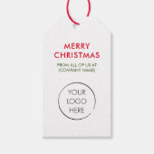 Custom Logo Hang Tag, Frohe Weihnachten Geschenkanhänger (Vorderseite)
