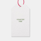 Custom Logo Hang Tag, Frohe Weihnachten Geschenkanhänger (Rückseite)