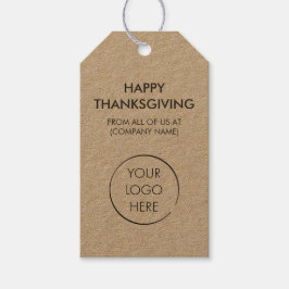 Custom Logo Hang Tag, Happy Thanksgiving Geschenkanhänger