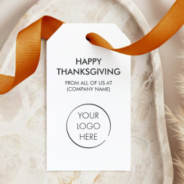 Custom Logo Hang Tag, Happy Thanksgiving Geschenkanhänger