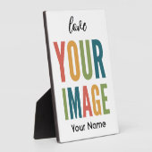 Custom Logo Here | Add Your Own Design Fotoplatte (Seite)