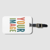 Custom Logo Here | Add Your Own Design Gepäckanhänger (Vorderseite (Horizontal))