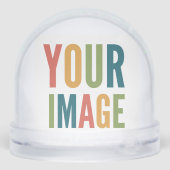 Custom Logo Here | Add Your Own Design Schneekugeln (Rückseite)