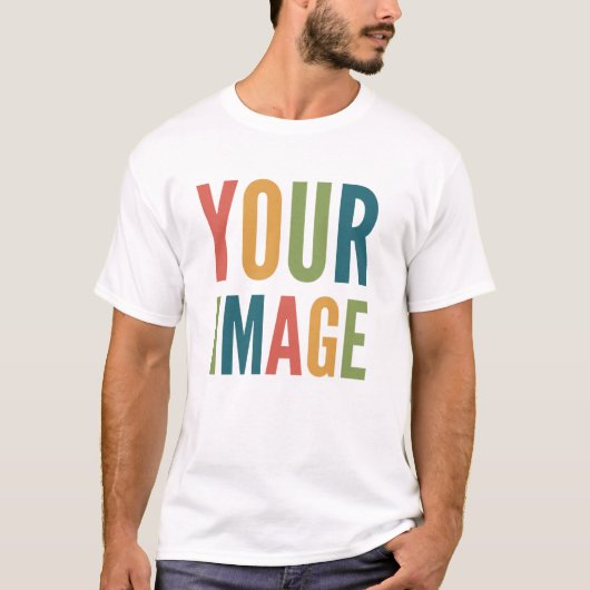 Custom Logo Here | Add Your Own Design T-Shirt (Vorderseite)