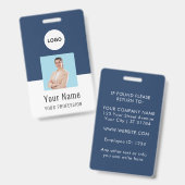 Custom Logo ID Card | Personalized Photo & Text Ausweis (Vorder- & Rückseite)