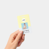 Custom Logo ID Card | Personalized Photo & Text Ausweis (Handheld)