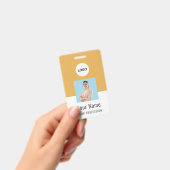 Custom Logo ID Card | Personalized Photo & Text Ausweis (Handheld)