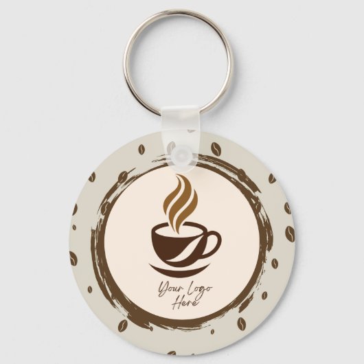 Custom Logo Keychain with QR Code  Schlüsselanhänger (Vorderseite)