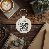 Custom Logo Keychain with QR Code  Schlüsselanhänger