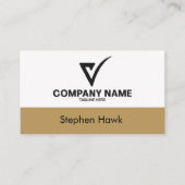 Custom Logo Luxury Business Card Real Estate Agent Visitenkarte (Vorderseite)