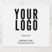 Custom Logo Minimalist Alkoholflaschenetikett (Einzelnes Label)