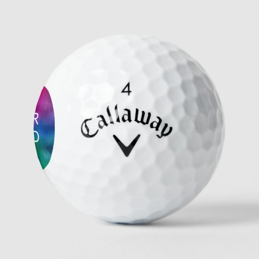 Custom Logo Minimalist Template Callaway Supersoft Golfball (Logo)
