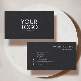 Custom Logo Modern Business card template Visitenkarte