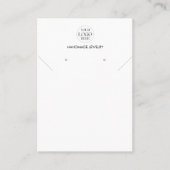 Custom Logo Modern Minimalist Simple Display Card Visitenkarte (Vorderseite)