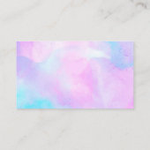 Custom logo modern minimalist social media visitenkarte (Rückseite)