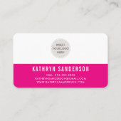 CUSTOM LOGO modern minimalistisch schlicht, einfac Visitenkarte (Vorderseite)