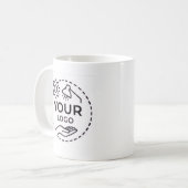 Custom Logo Mug for Company - Simple Promotional  Kaffeetasse (Vorderseite Links)