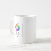 Custom Logo Mug, Low minimum quantity Kaffeetasse (Vorderseite Links)