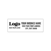 Custom Logo Name Return Address  Permastempel (Design)